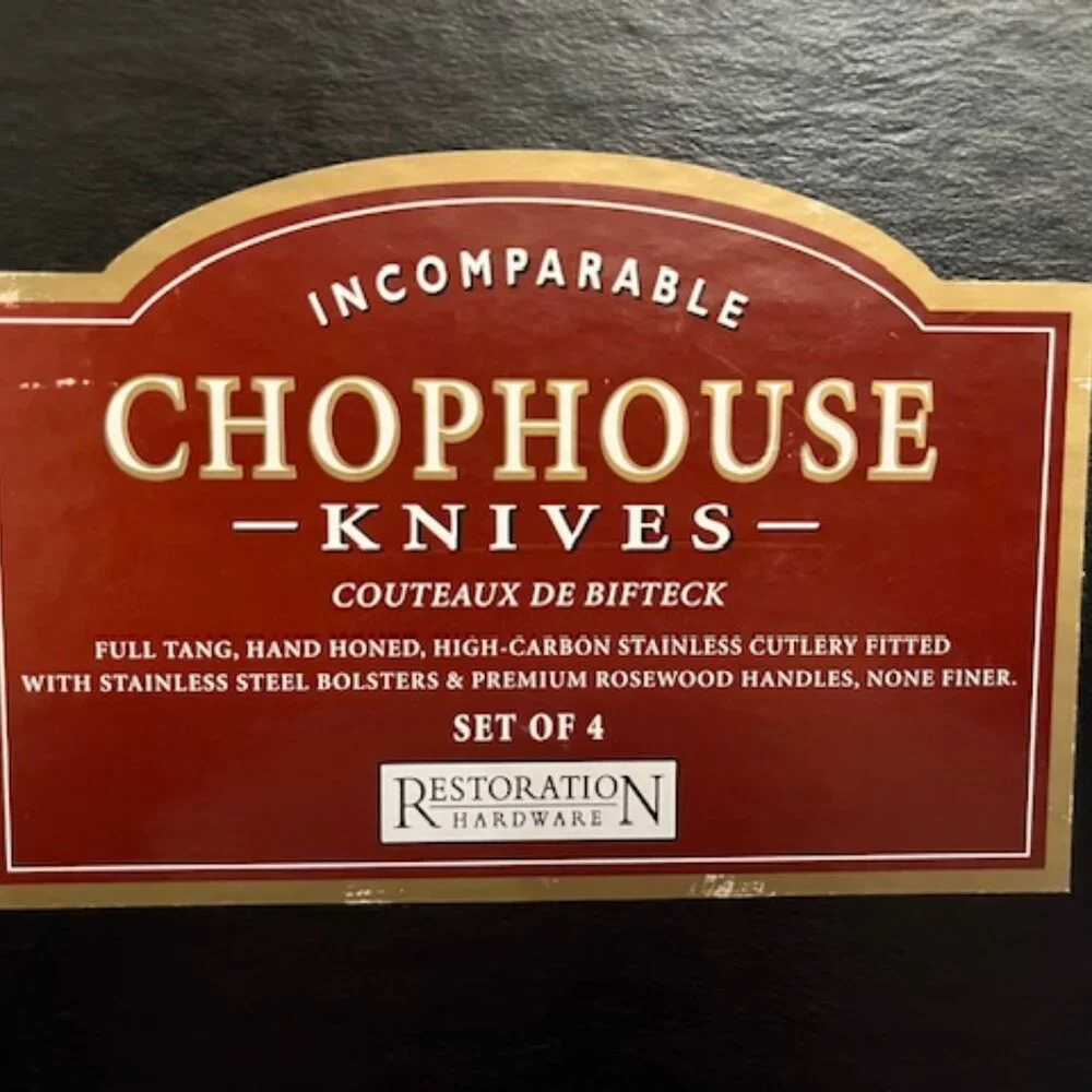 Restoration Hardware Chophouse Knives – new in box